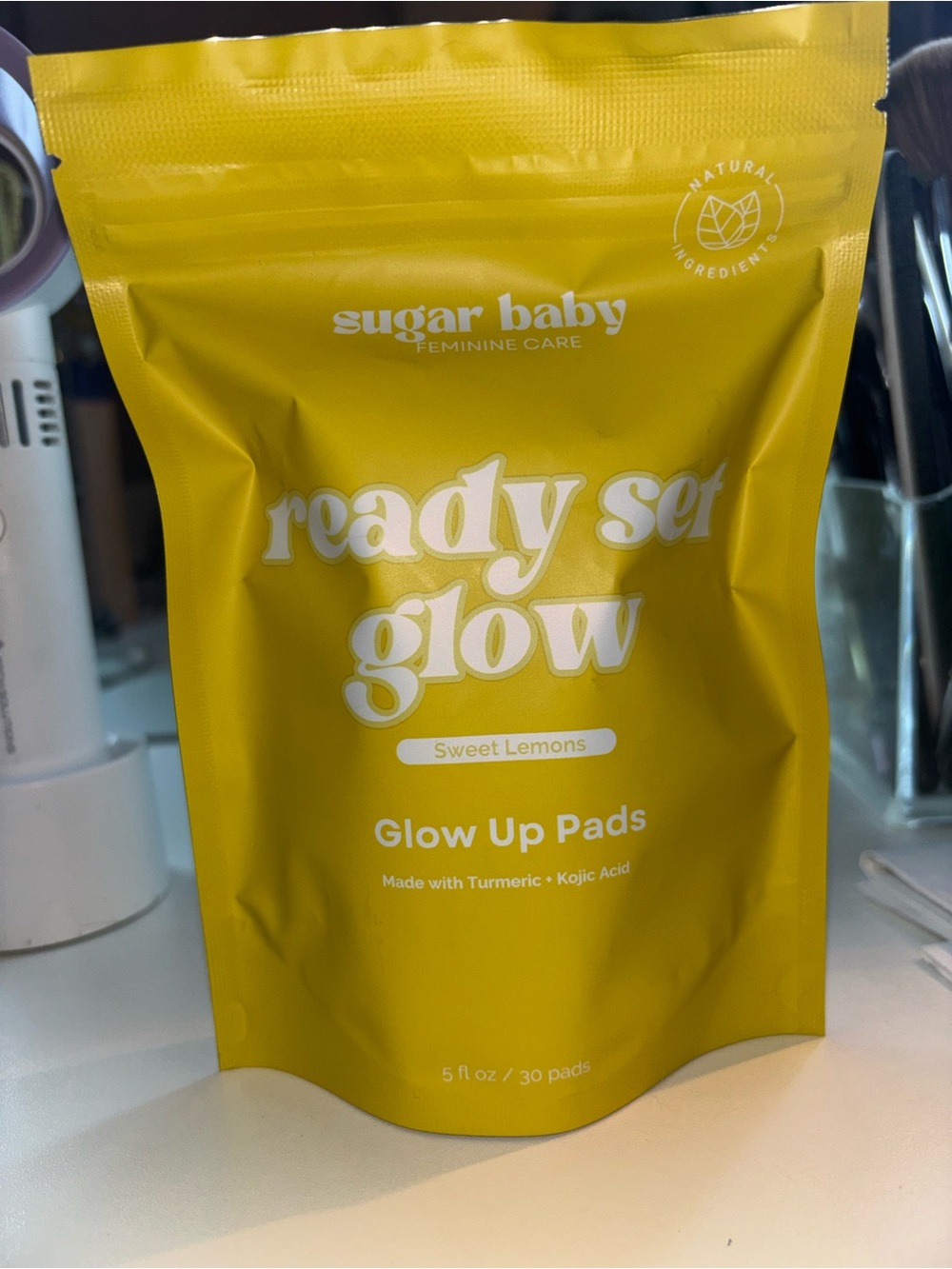 Sugar Baby Ready Set Glow Sweet Lemons Glow Up Pads - Yellow